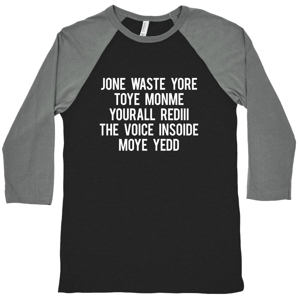 Blink 182 I Miss You Baseball Tee