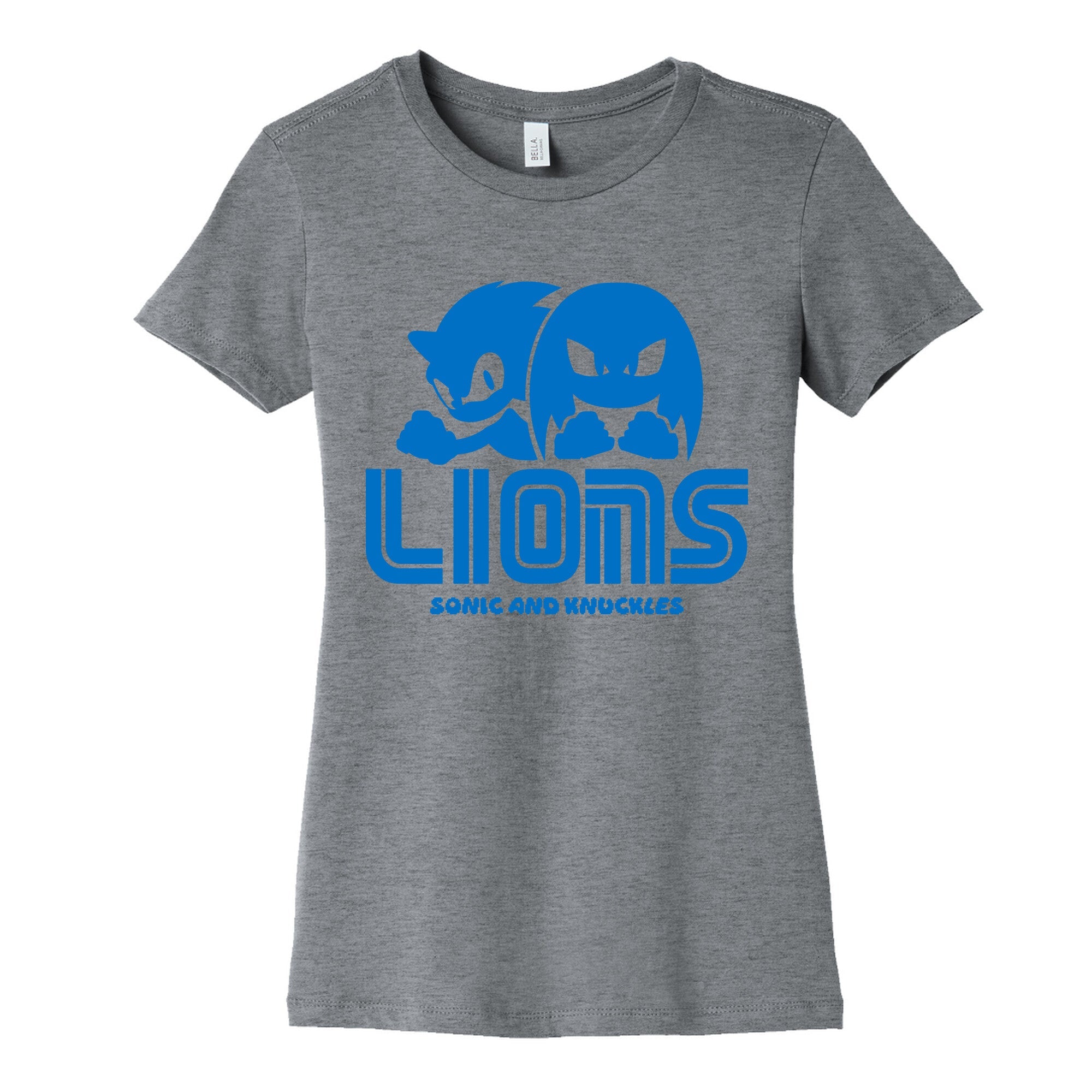 Sonic and Knuckles Lions Womens Cotton Tee