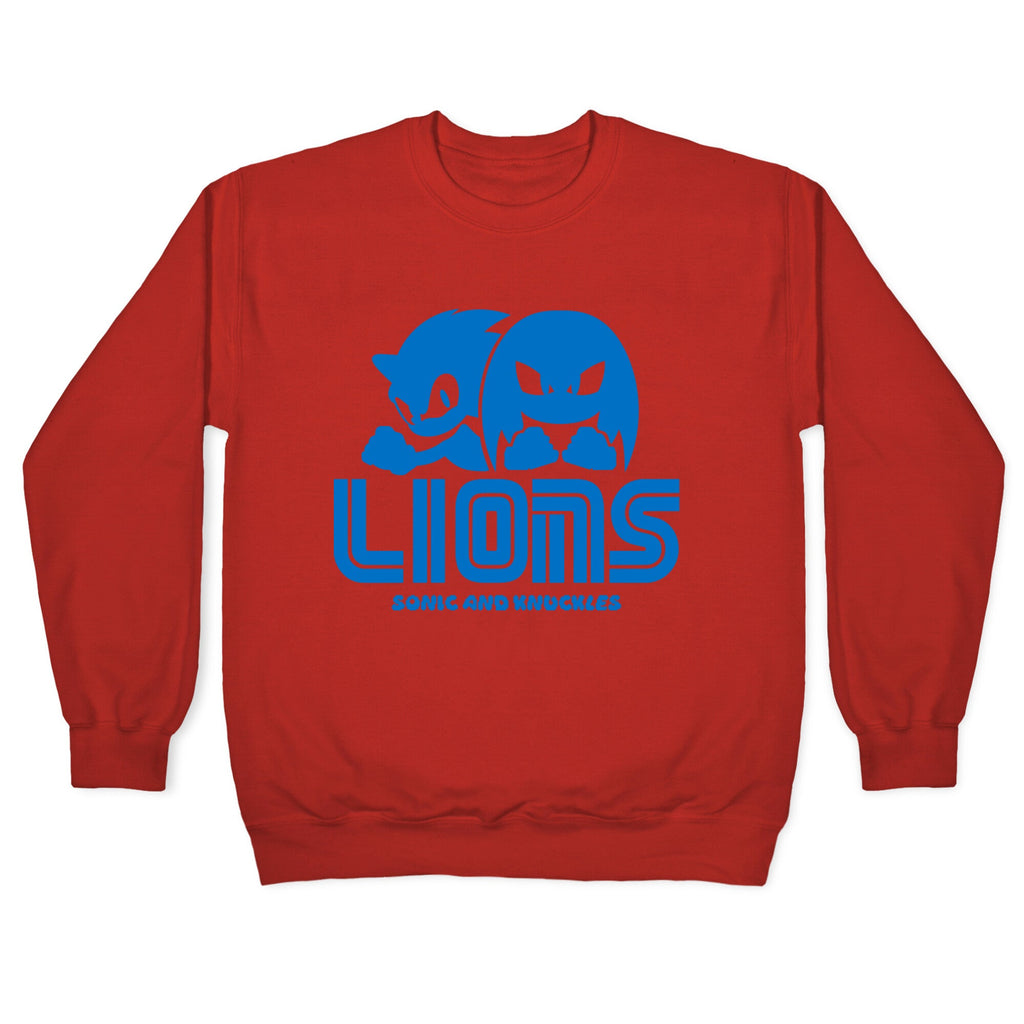 Sonic and Knuckles Lions Crewneck Sweatshirt