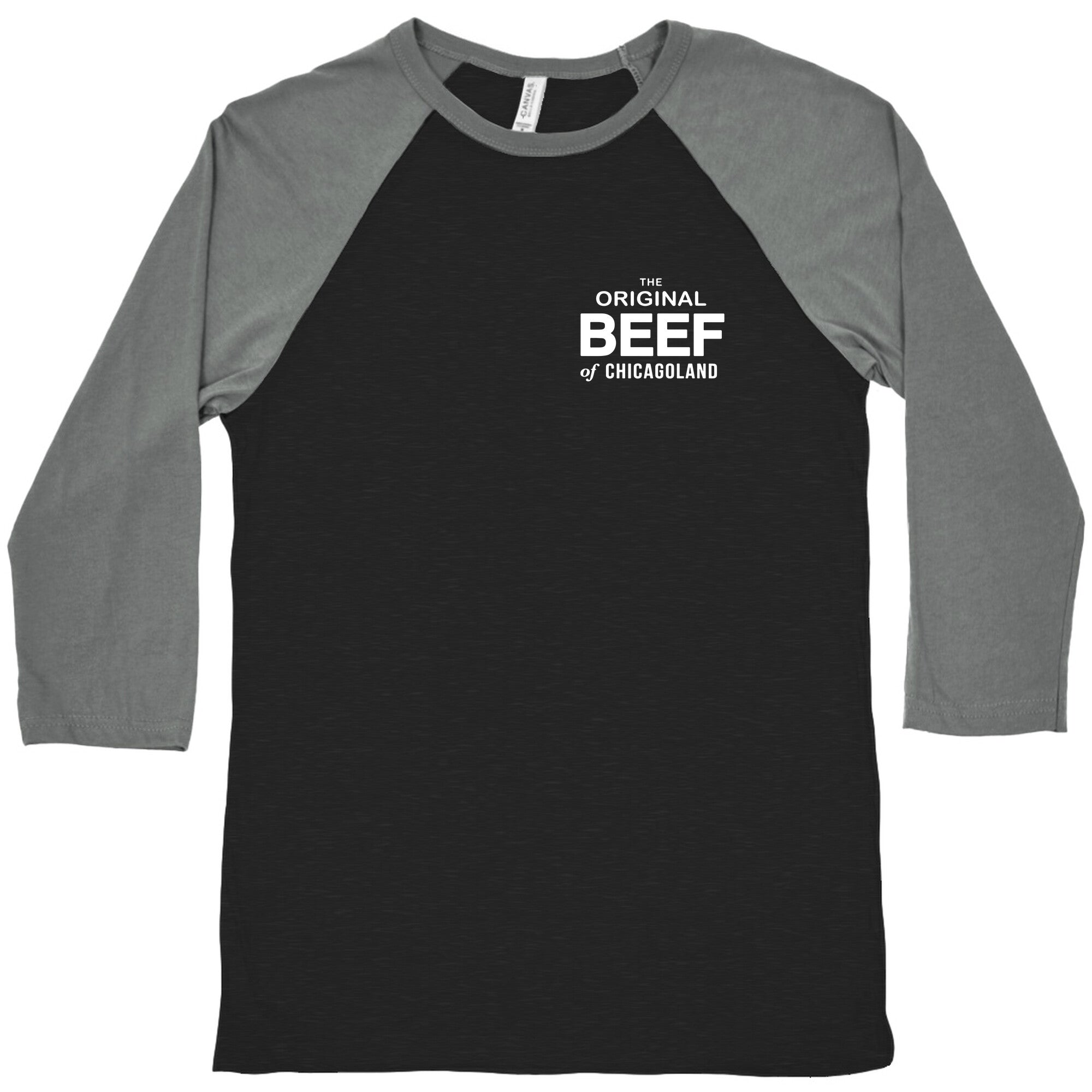 The Original Beef of Chicagoland Baseball Tee