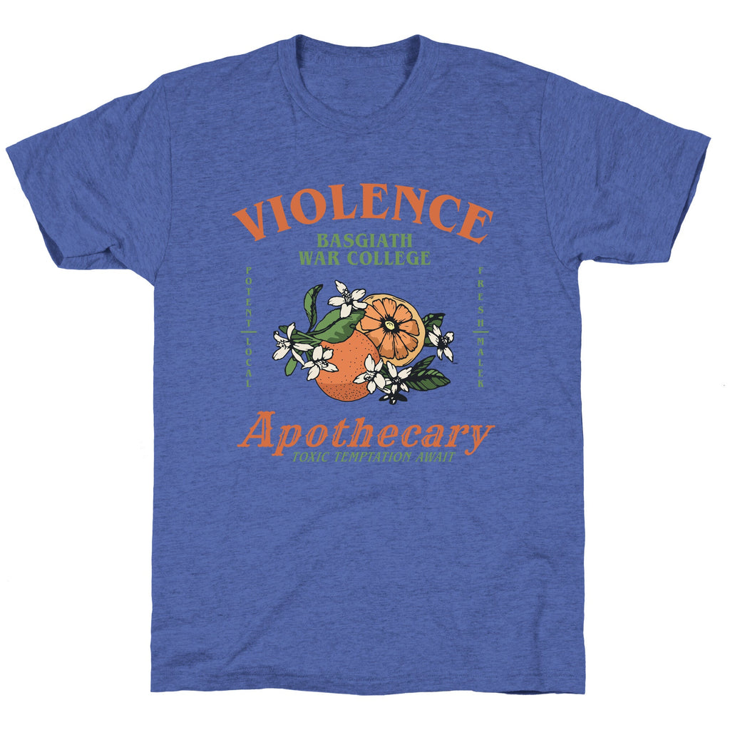 Fourth Wing Violence Apothecary Unisex Triblend Tee