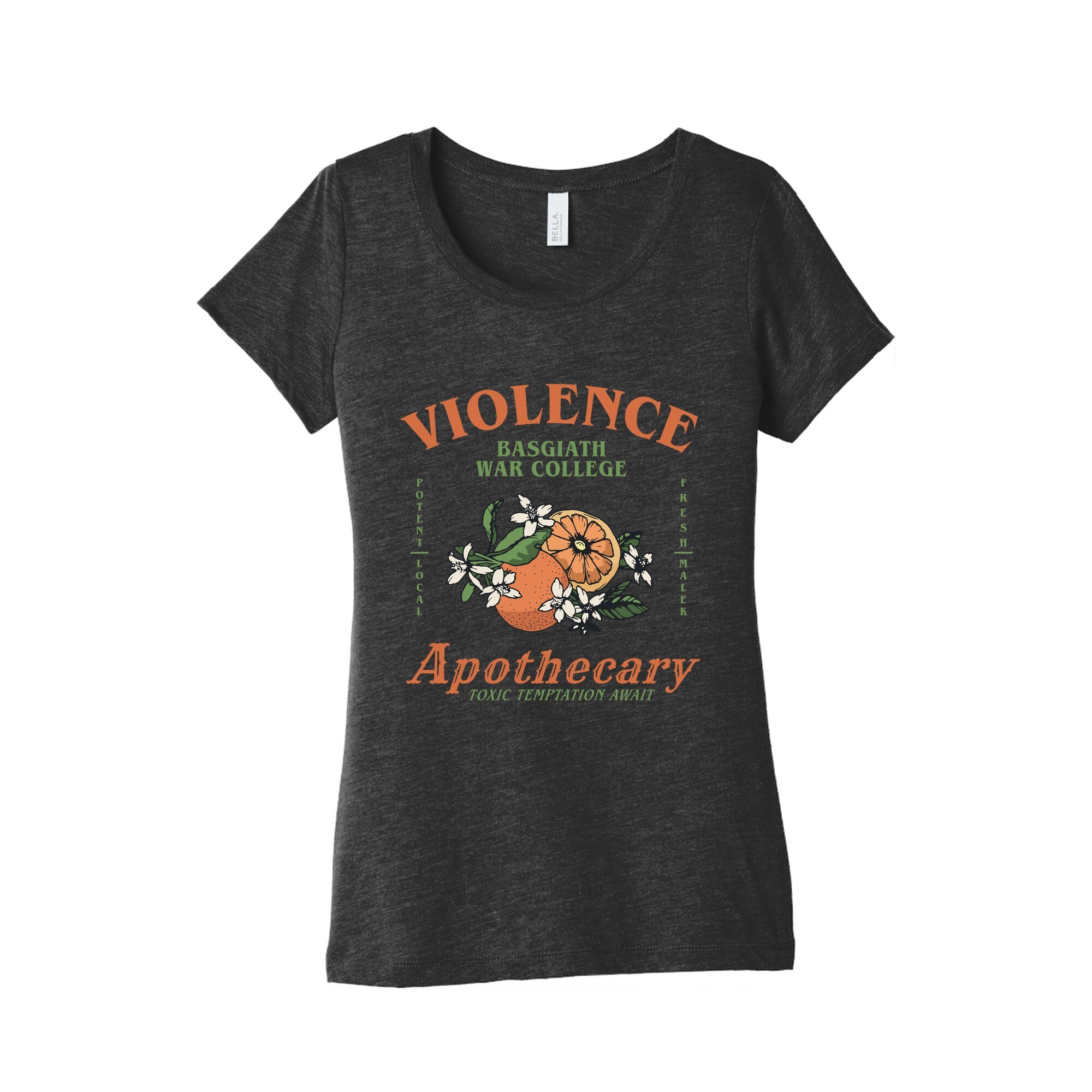 Fourth Wing Violence Apothecary Womens Triblend Tee