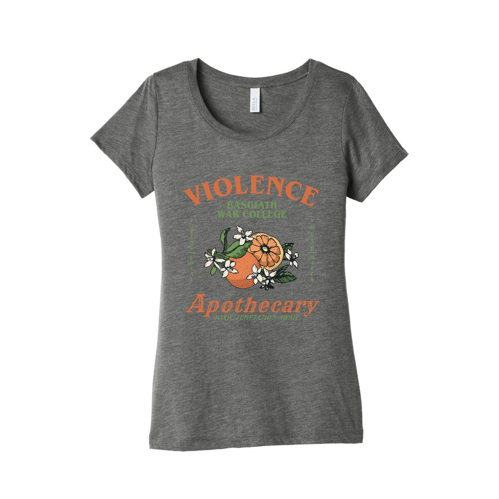 Fourth Wing Violence Apothecary Womens Triblend Tee