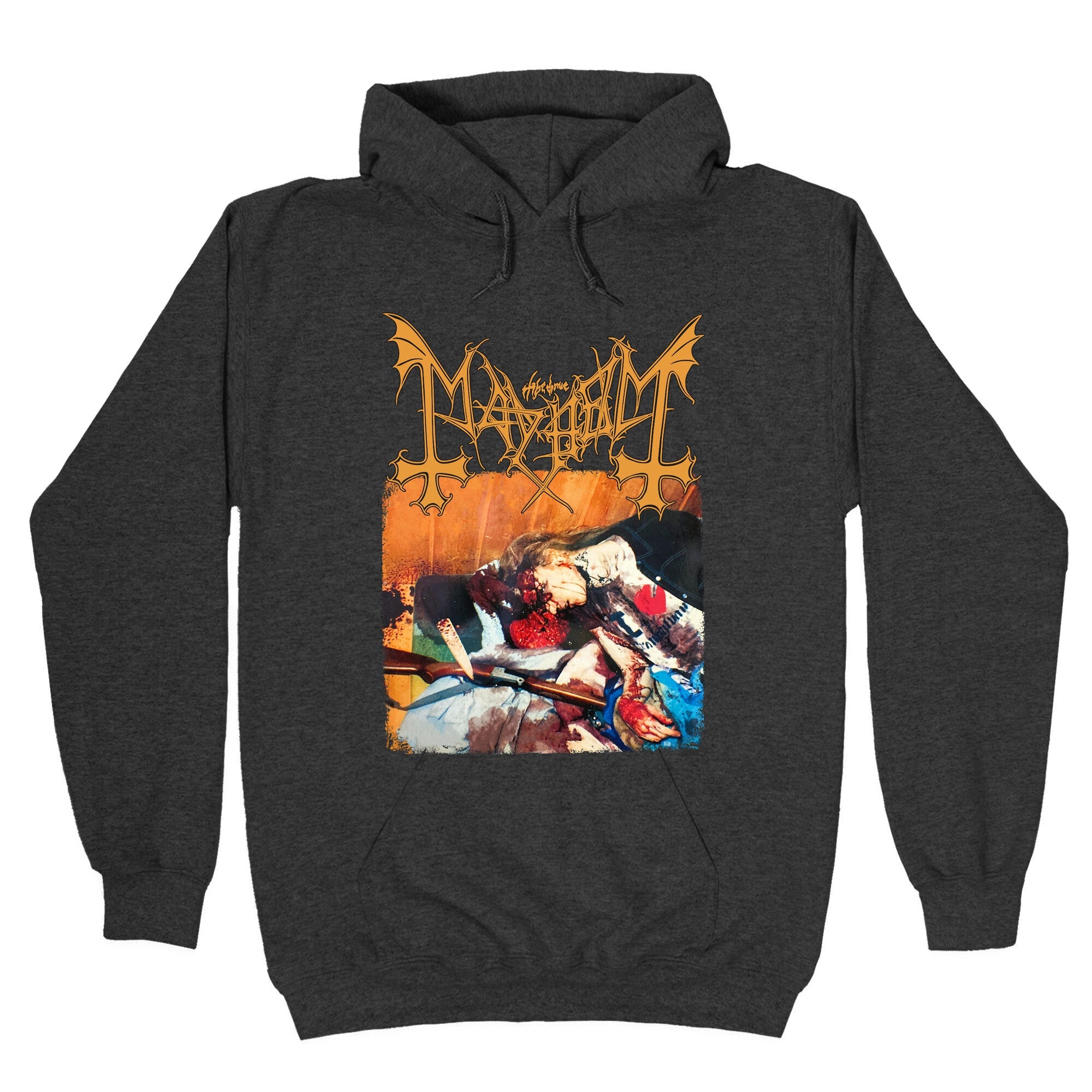 Mayhem Band Album Cover Hoodie