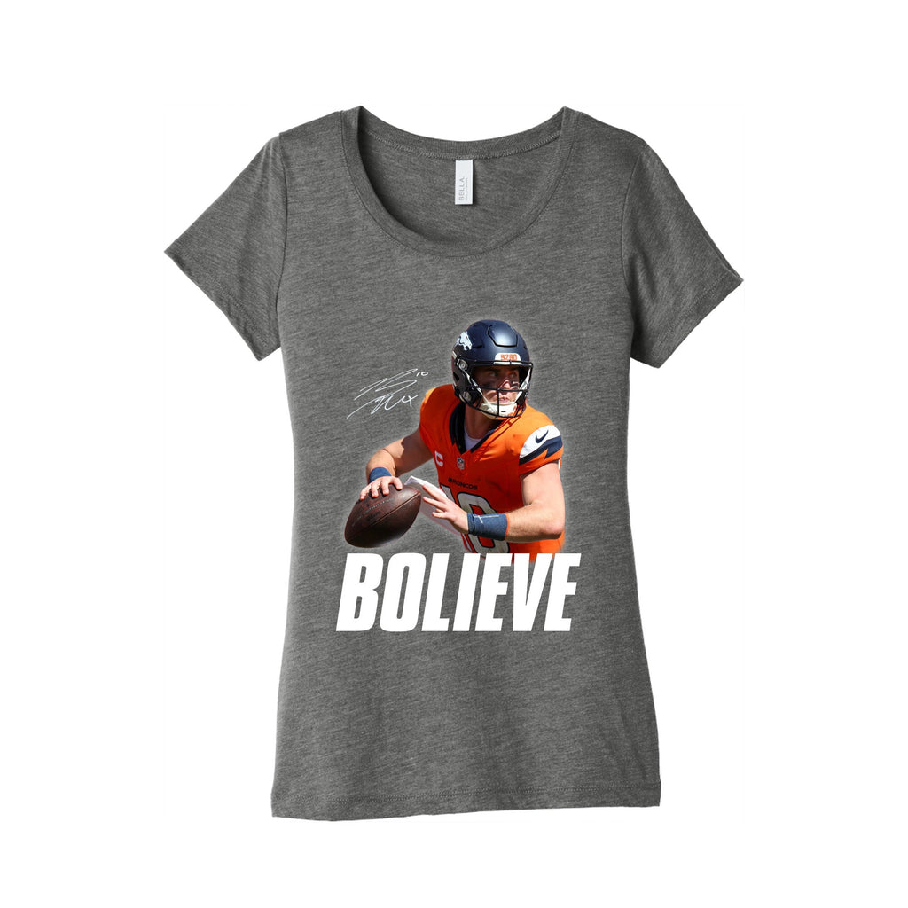 Bolieve Bo Nix Womens Triblend Tee