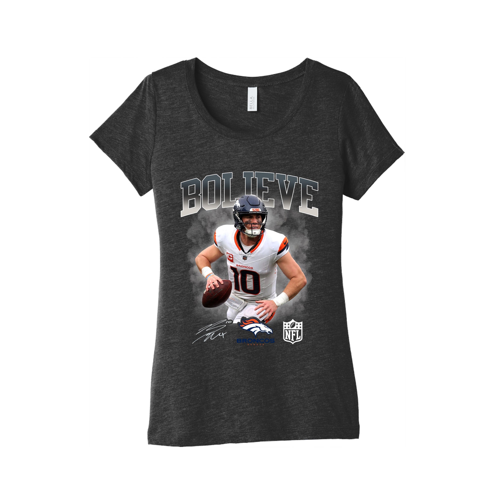 Bo Nix Bolieve Womens Triblend Tee