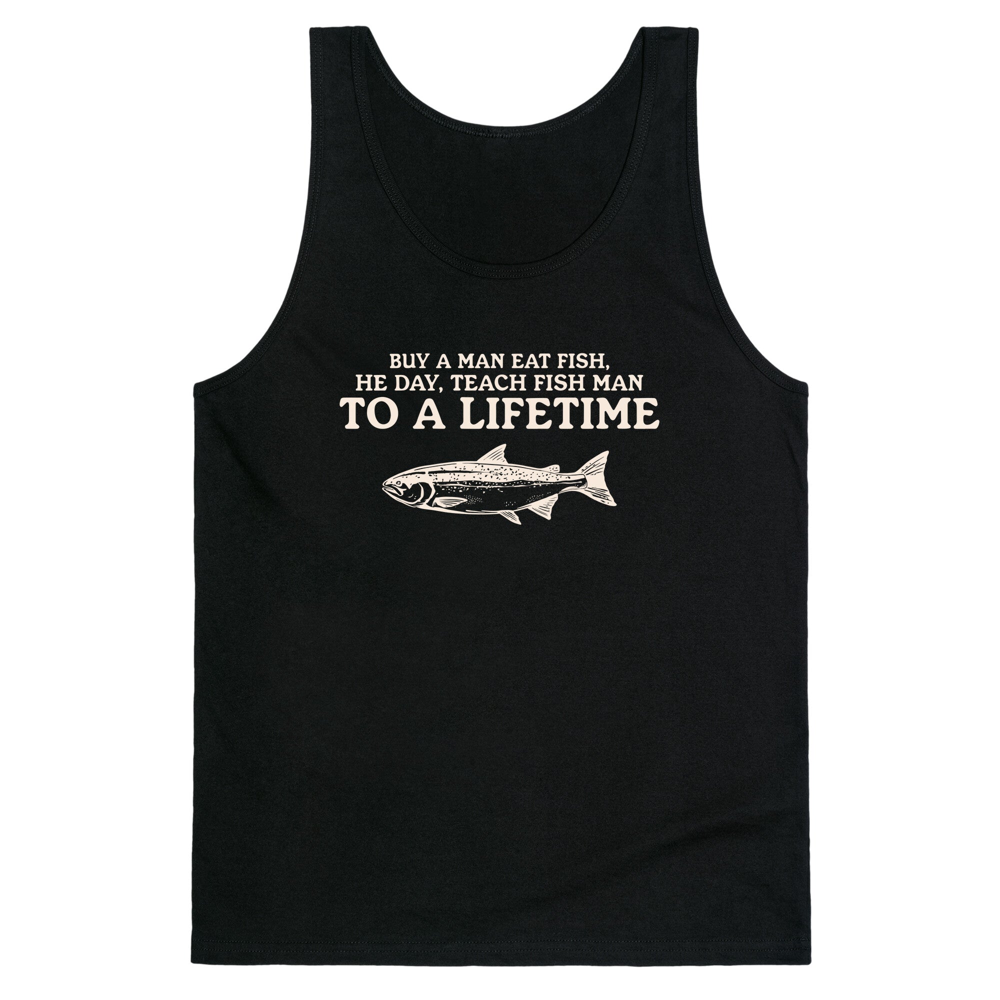 Buy A Man Eat Fish Tank Top