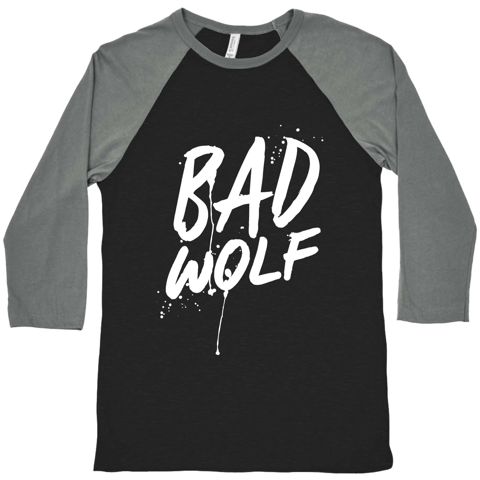 Doctor Who Bad Wolf Baseball Tee