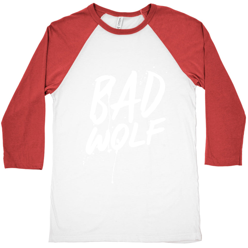 Doctor Who Bad Wolf Baseball Tee