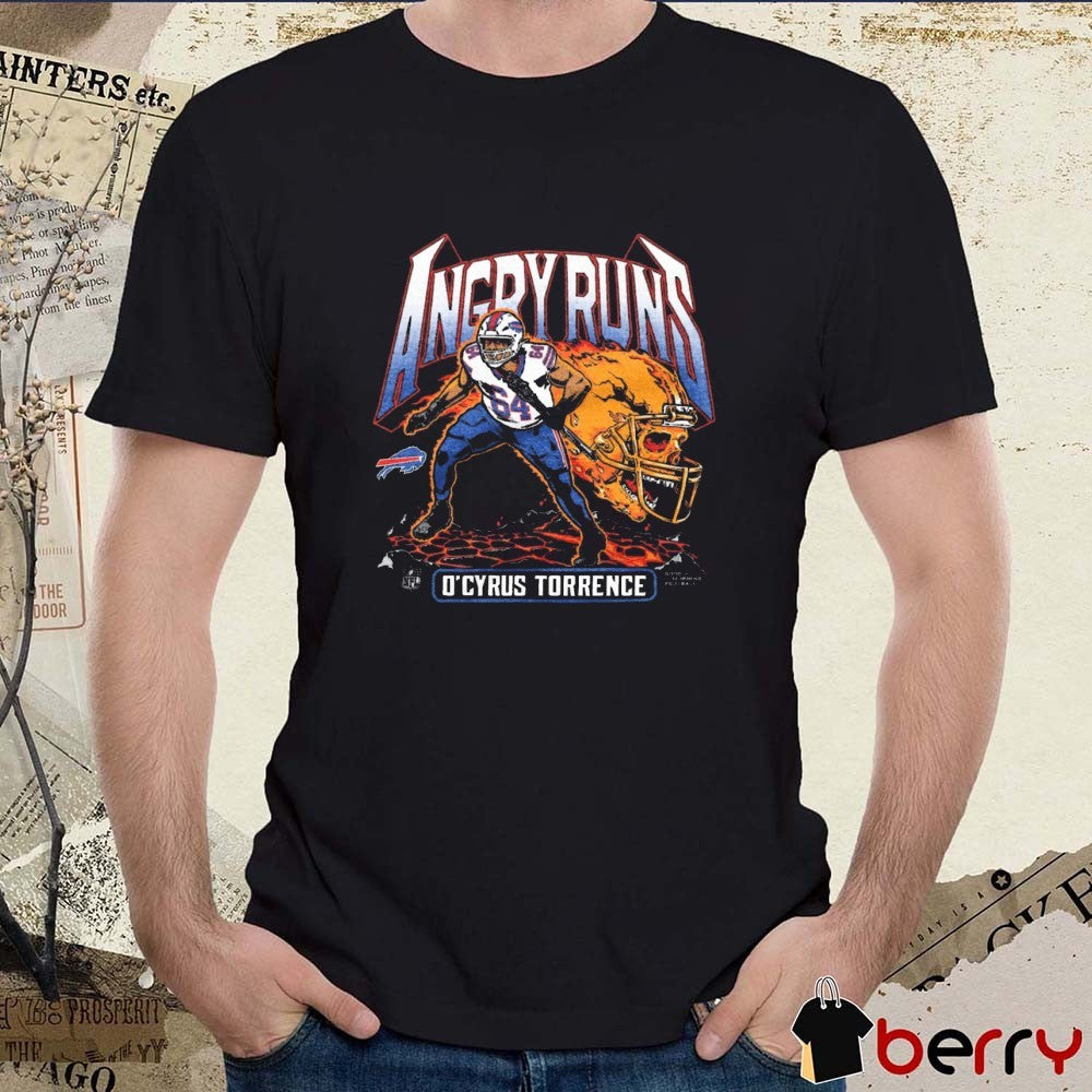 Angry Runs 2025 Bills O’Cyrus Torrence Buffalo Bills NFL t-shirt