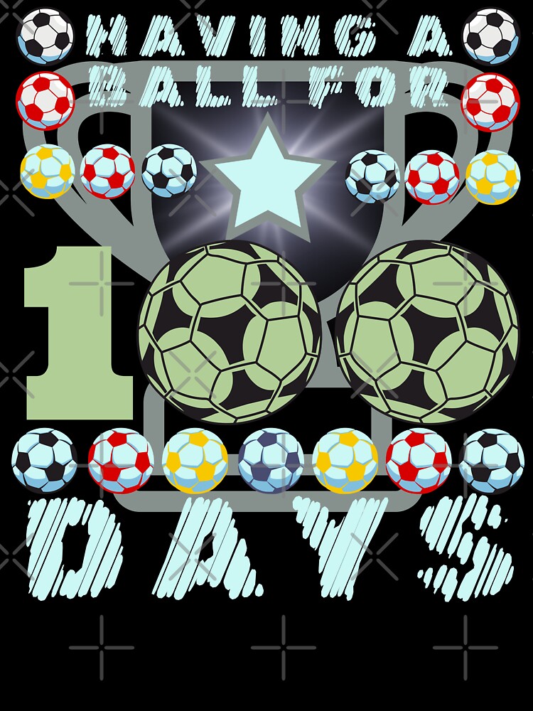 Having a Ball for 100 Days Soccer School Celebration by SkymarArt