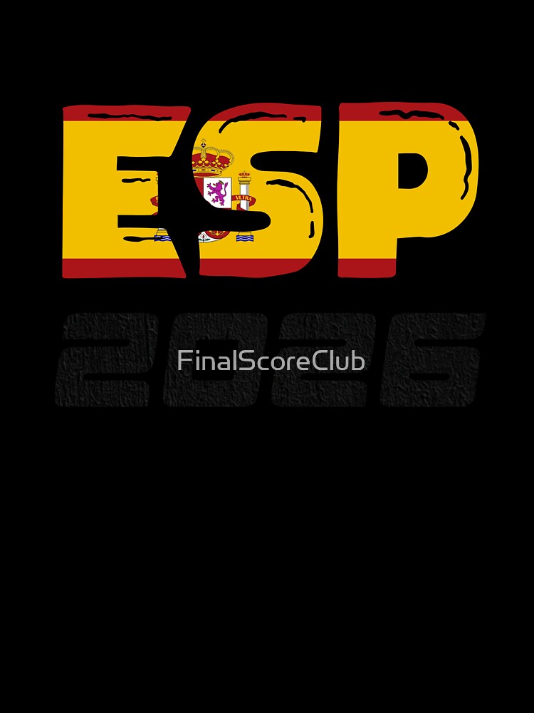 Spain ESP 2026 Design by FinalScoreClub