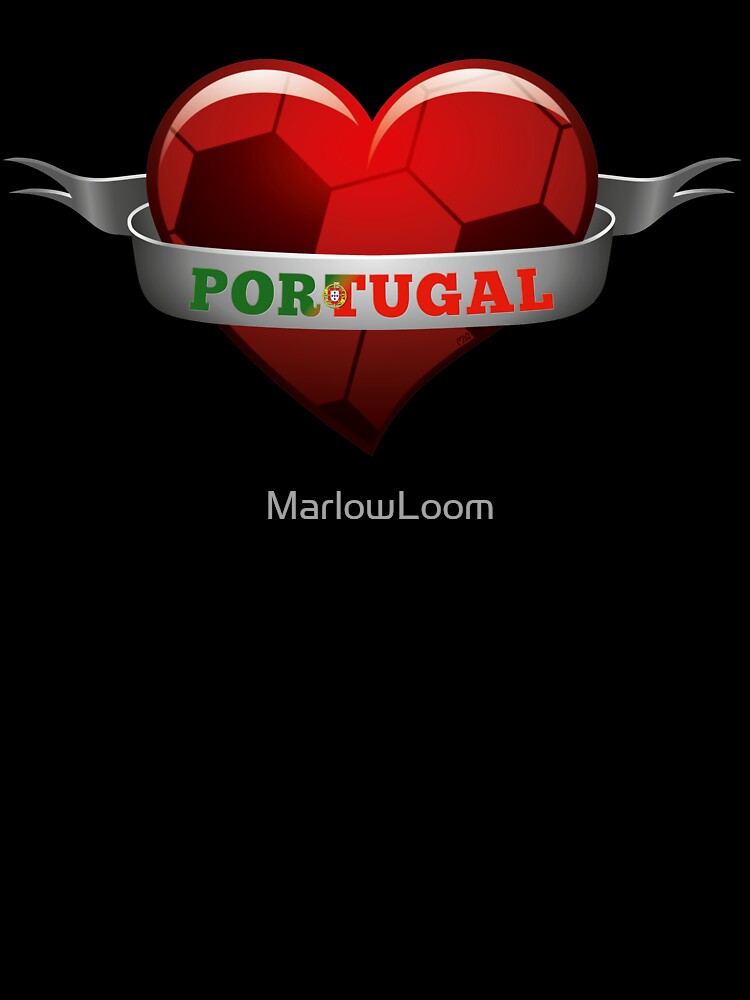 Portugal soccer heart by MarlowLoom