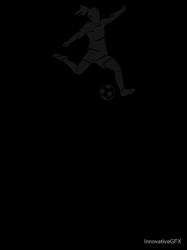 Dream Big Kick Hard, Womens Soccer Design by InnovativeGFX