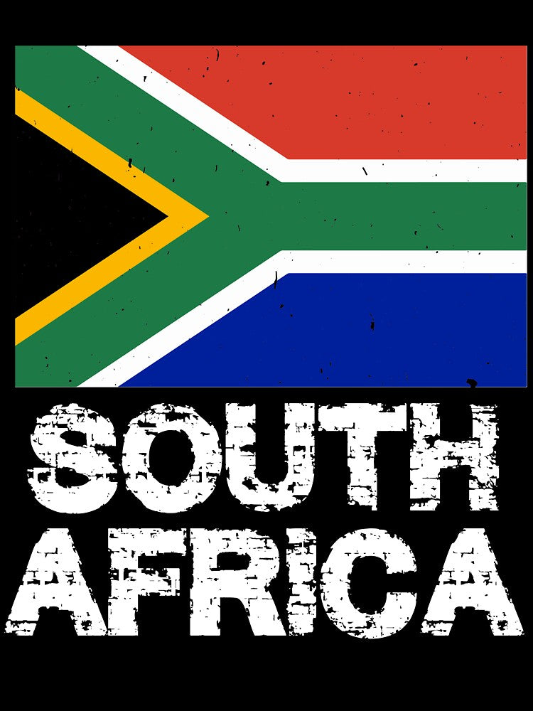 South Africa Flag T-Shirt for Men and Women by AllStarMerch