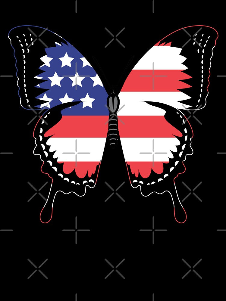 American Flag Butterfly by pretty4u
