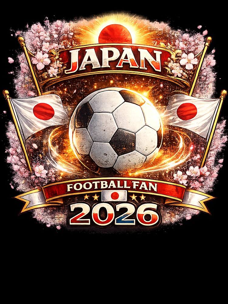 Japan Football Fan – Soccer Pride Design by lahmar-abbou