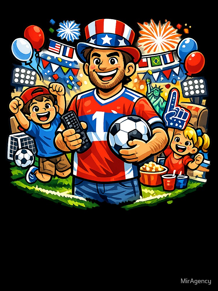 World Cup 2026 Dad Mode – Football Fan Family Celebration Design by MirAgency