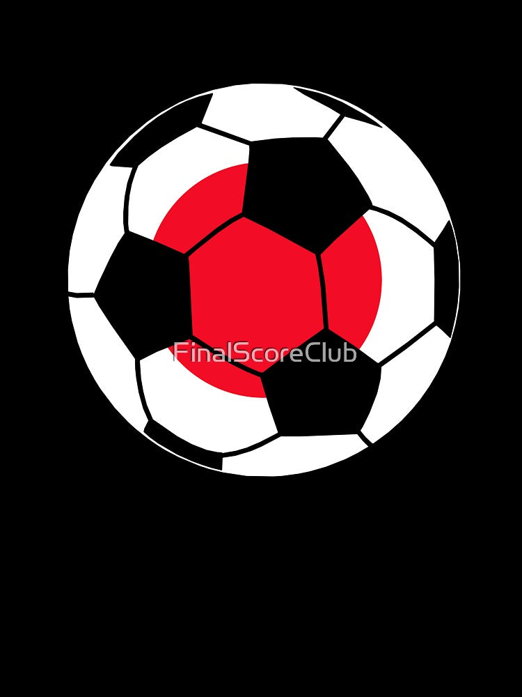 Japan Flag Soccer Ball by FinalScoreClub
