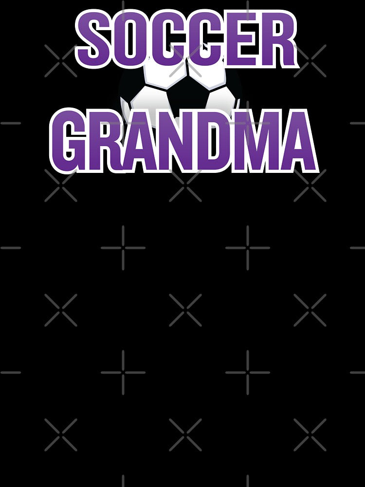 'Soccer Grandma' (White) by The Button Gal