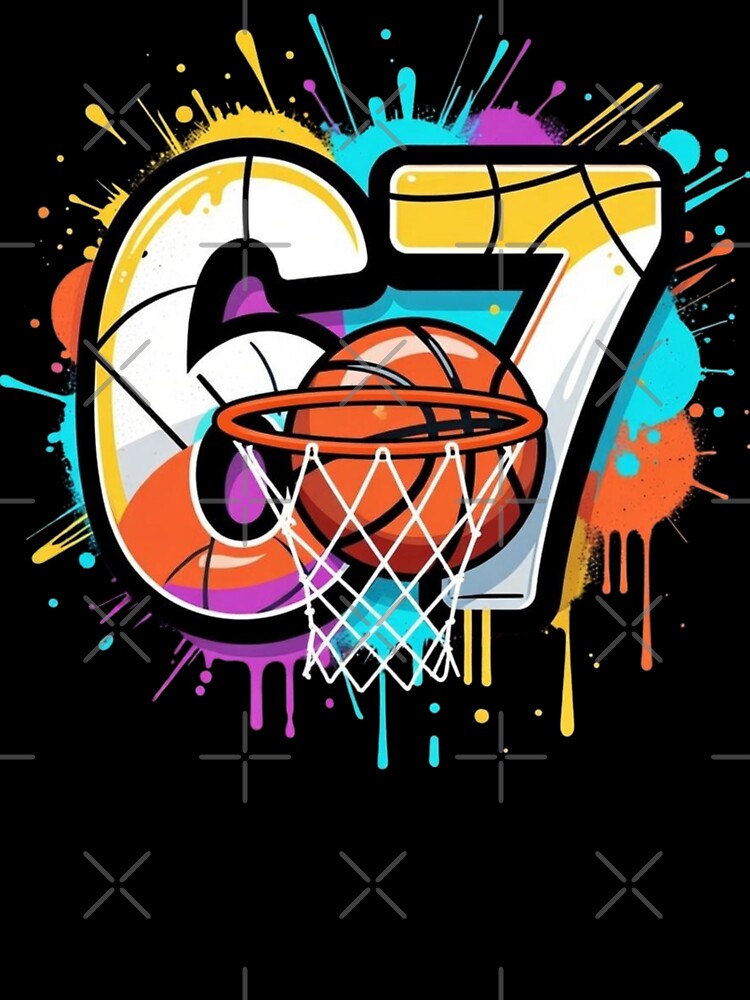 Gen Alpha Slang Kids 67 Basketball Ice Cream Drip by GrumpySableye