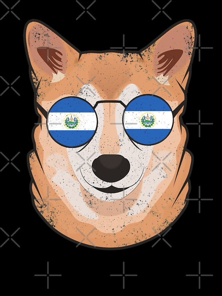 Vintage Patriotic Shiba Inu Guanaco Flag by feether-store