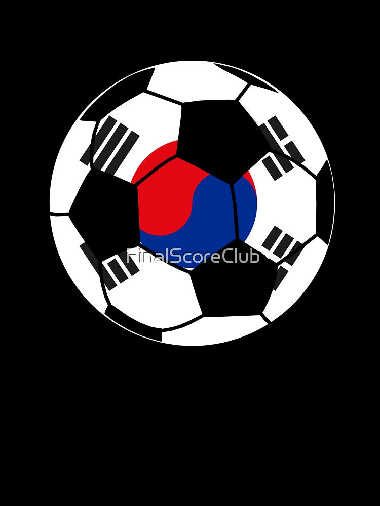 South Korea Flag Soccer Ball by FinalScoreClub
