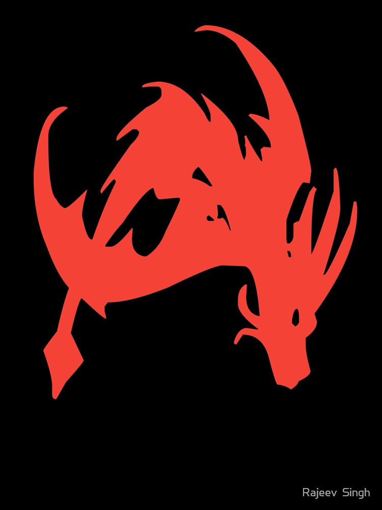 Dragon Initial Monogram A by Rajeev  Singh