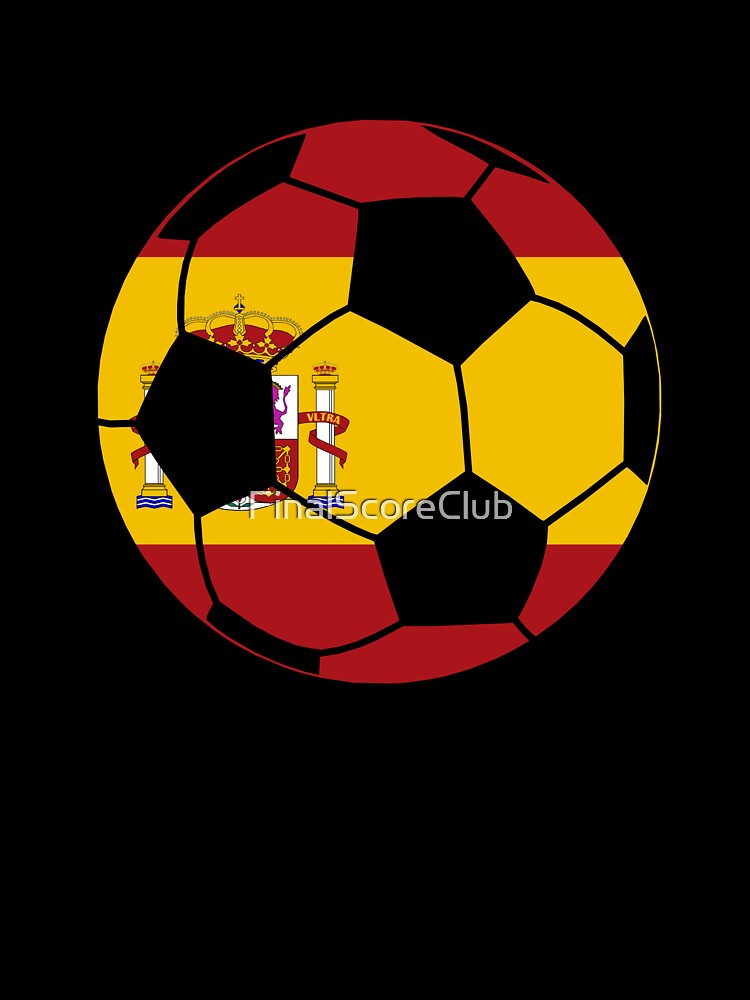 Spain Flag Soccer Ball by FinalScoreClub