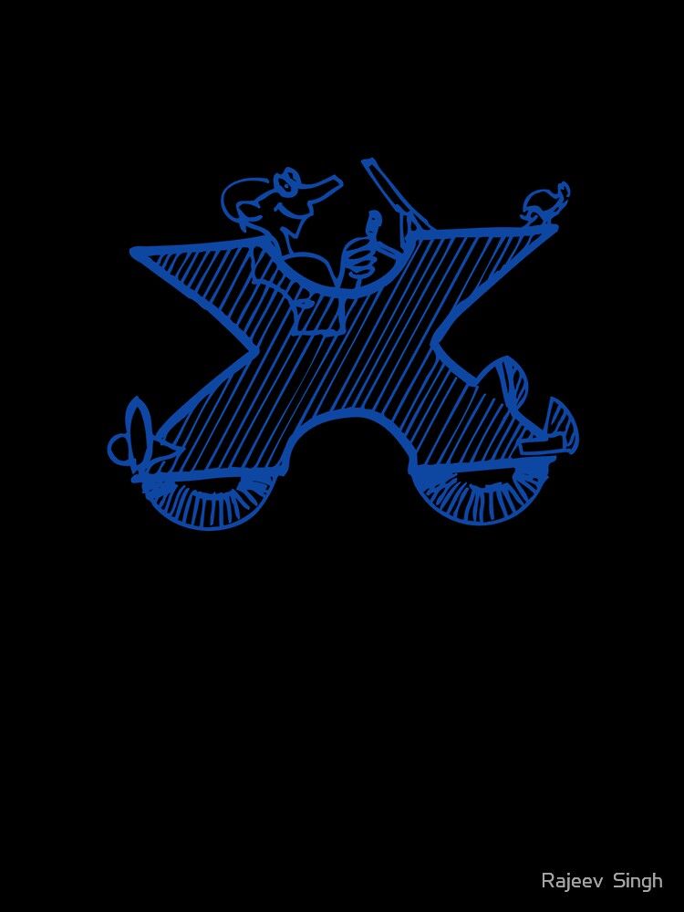 Moving letter Initial Monogram X by Rajeev  Singh
