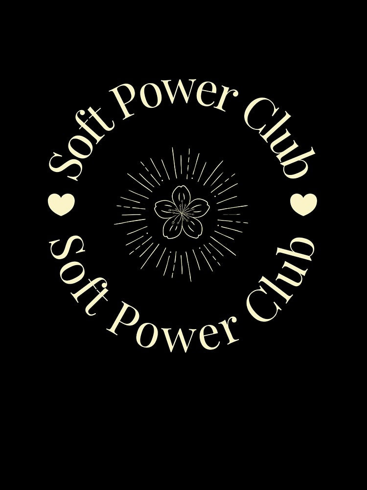 Soft Power Club - Bone on Black by Soft Power Club