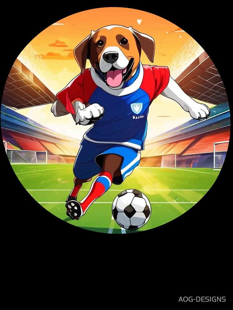 Dog soccer star by AOG-DESIGNS