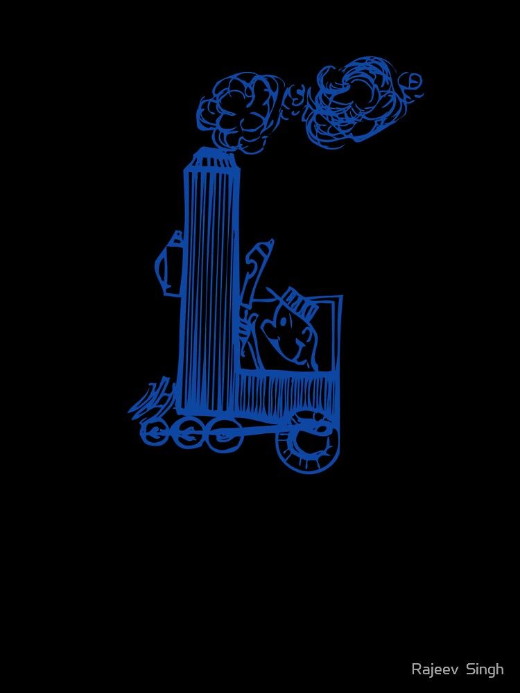 Moving letter Initial Monogram L by Rajeev  Singh