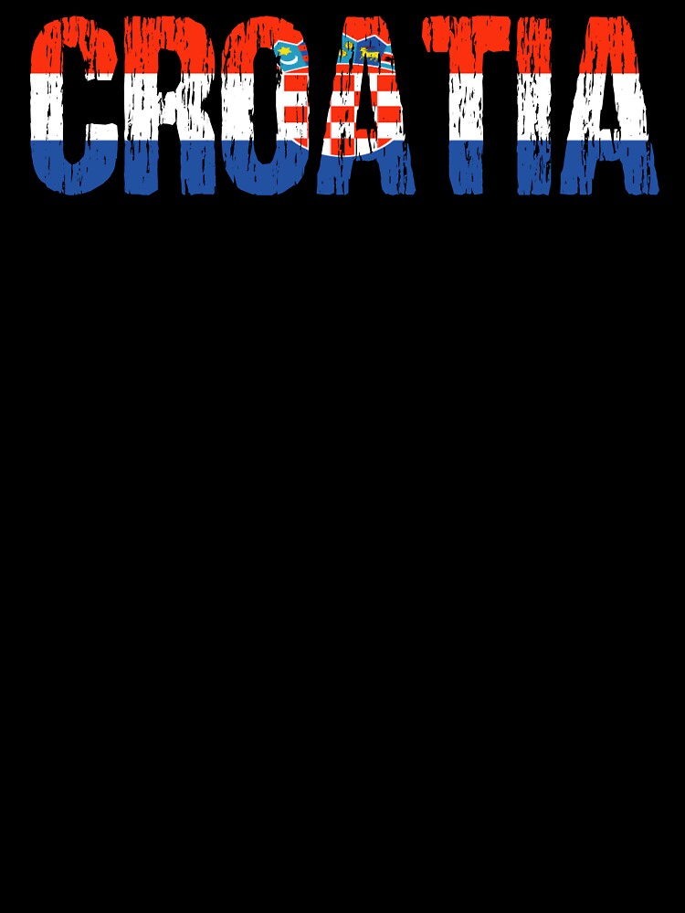 Hrvatska Croatia Distressed Flag by Nirvanibex