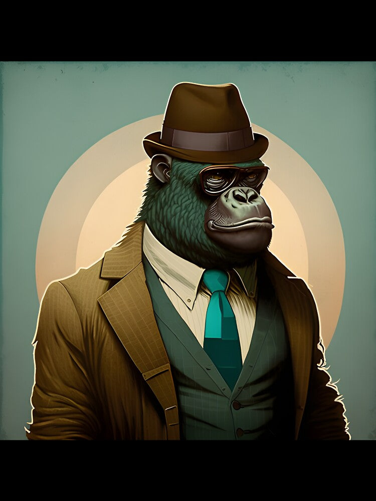 Stylish Gorilla by AgitProPrints