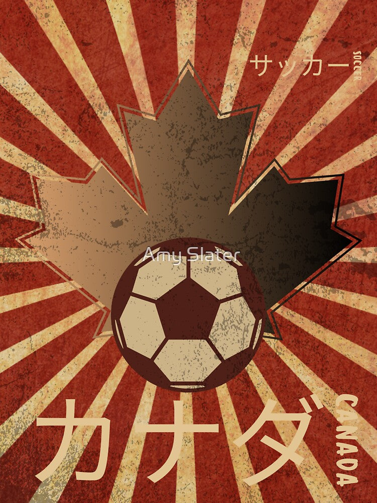 Japanese Style-Team Canada-Canada Soccer Team-Canada Soccer Qatar 2022-CANMNT by SighFly52