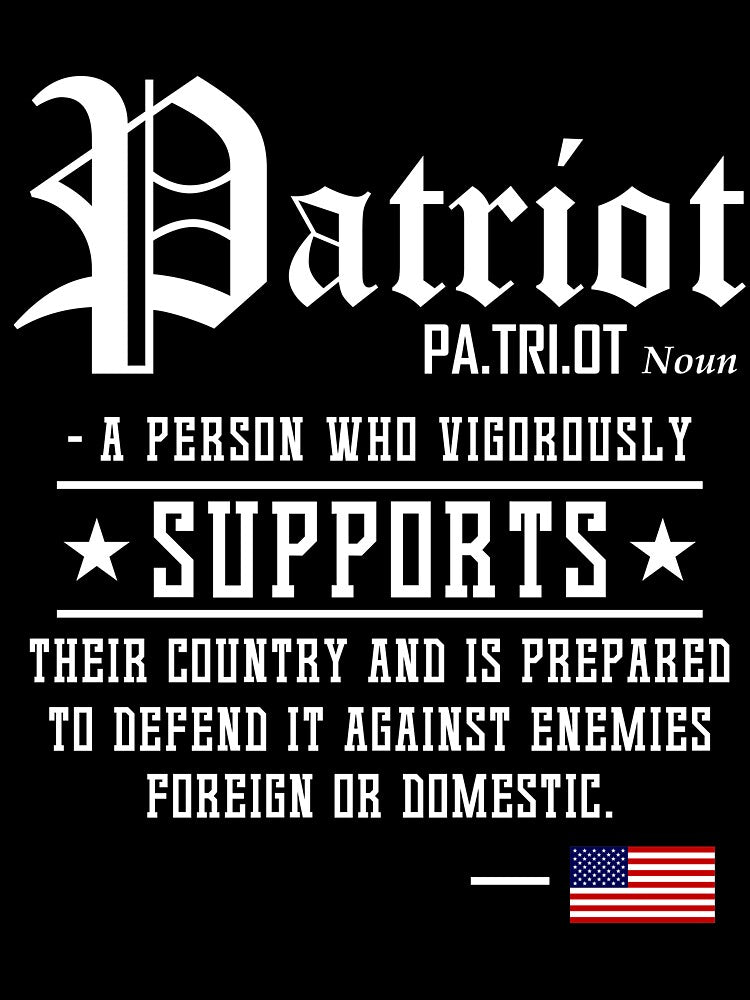 USA Patriot T-Shirt for Men and Women by AllStarMerch