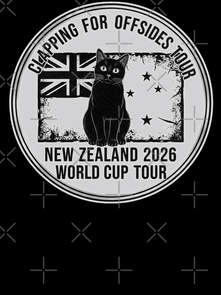 Clapping for Offsides Tour — New Zealand Rock World Cup Shirt by catastrocat