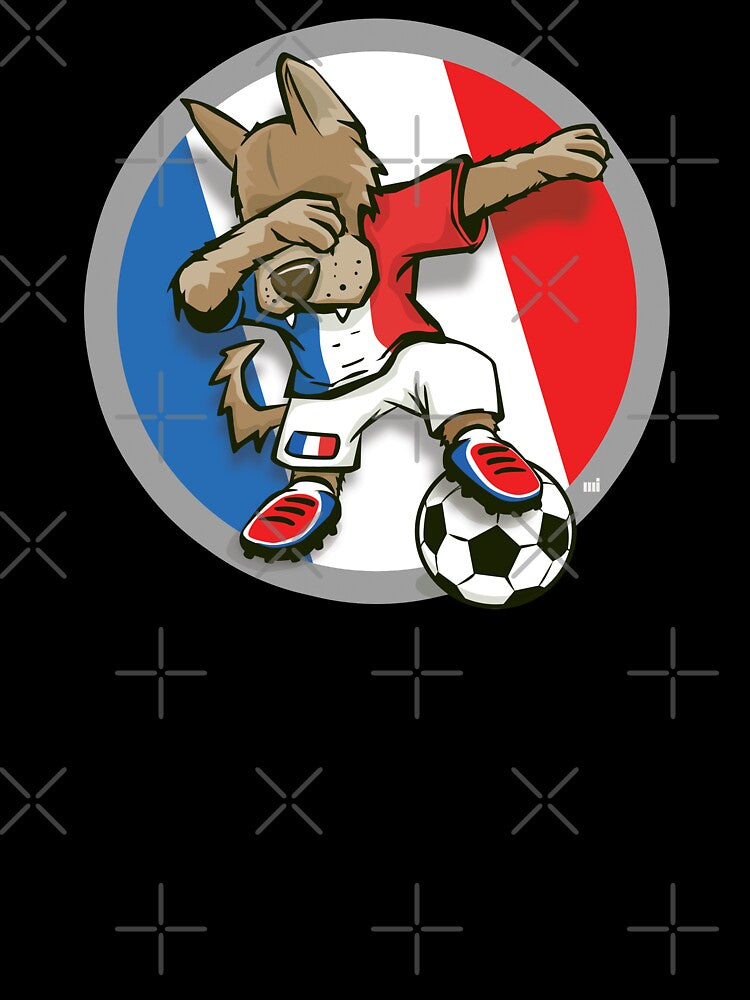 Football Dabbing Dog France by m. i.
