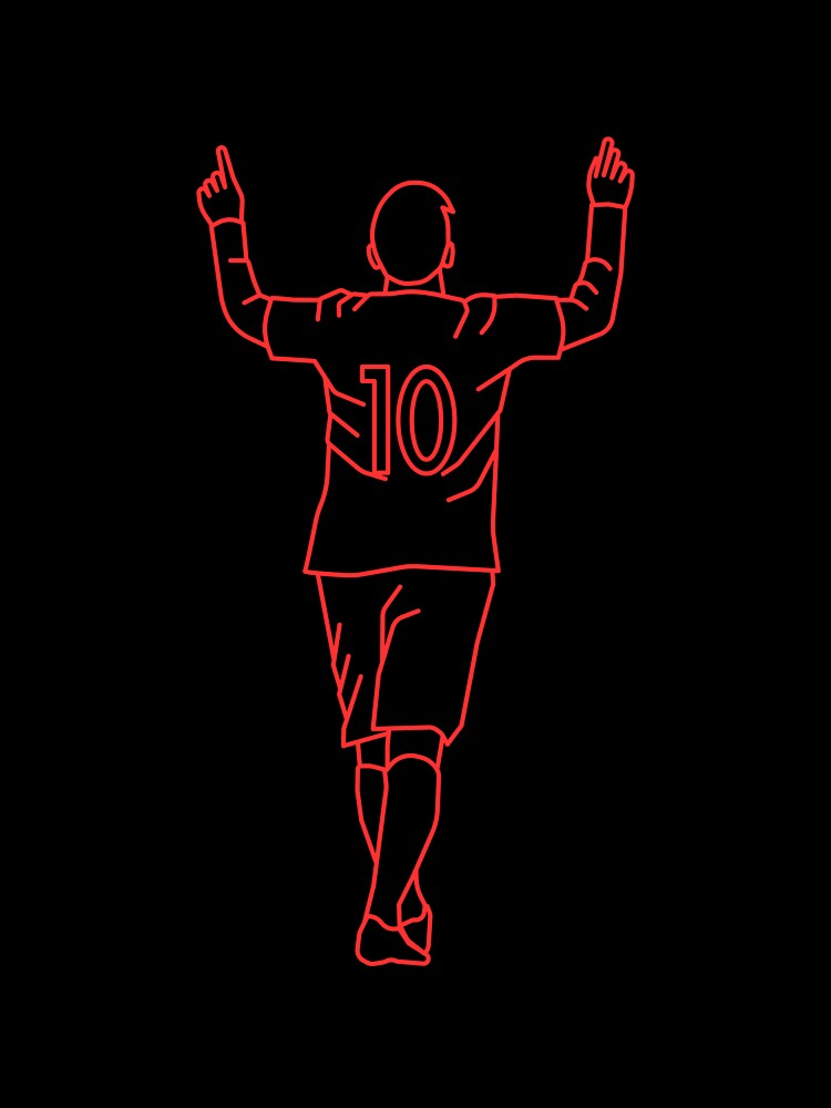 Red Football Player Celebration |Player Celebration by Football Stickers World