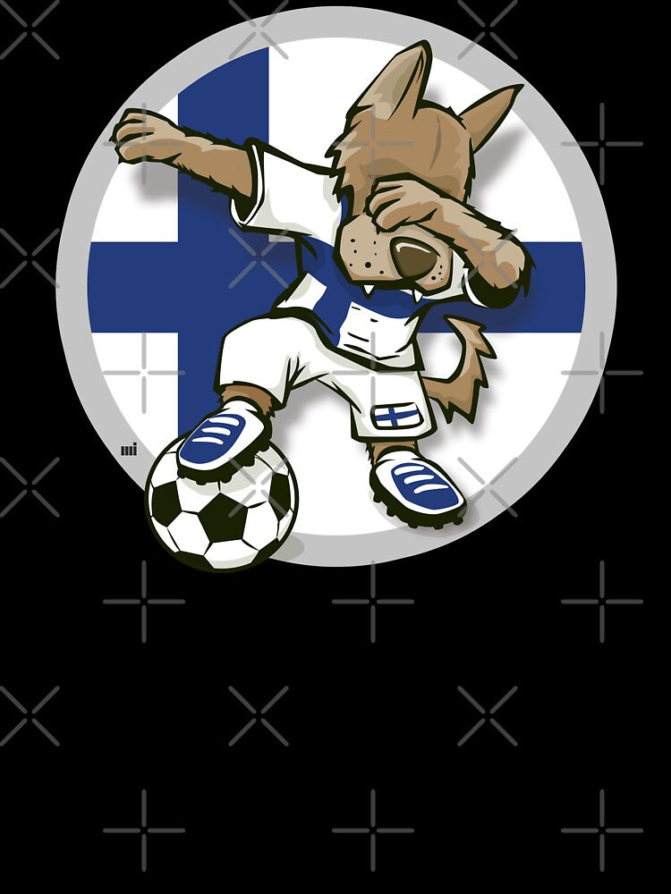 Football Dabbing Dog Finland by m. i.