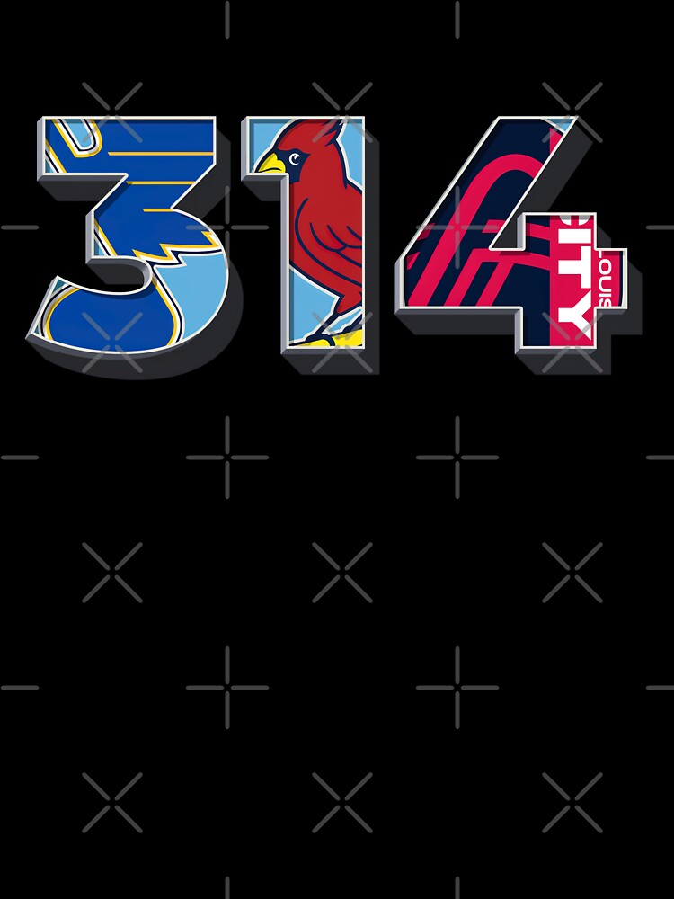 314- area code - STL sports by Osprey Tees