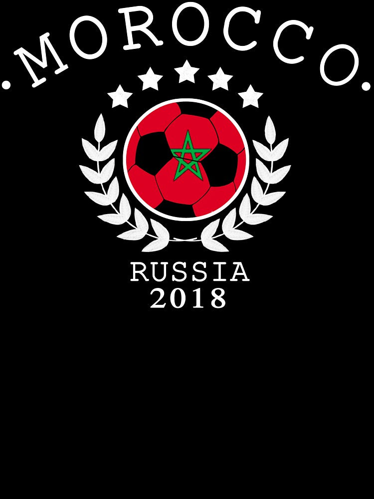 Morocco Soccer Tournament Russia  2018 T Football Fan by edinson753