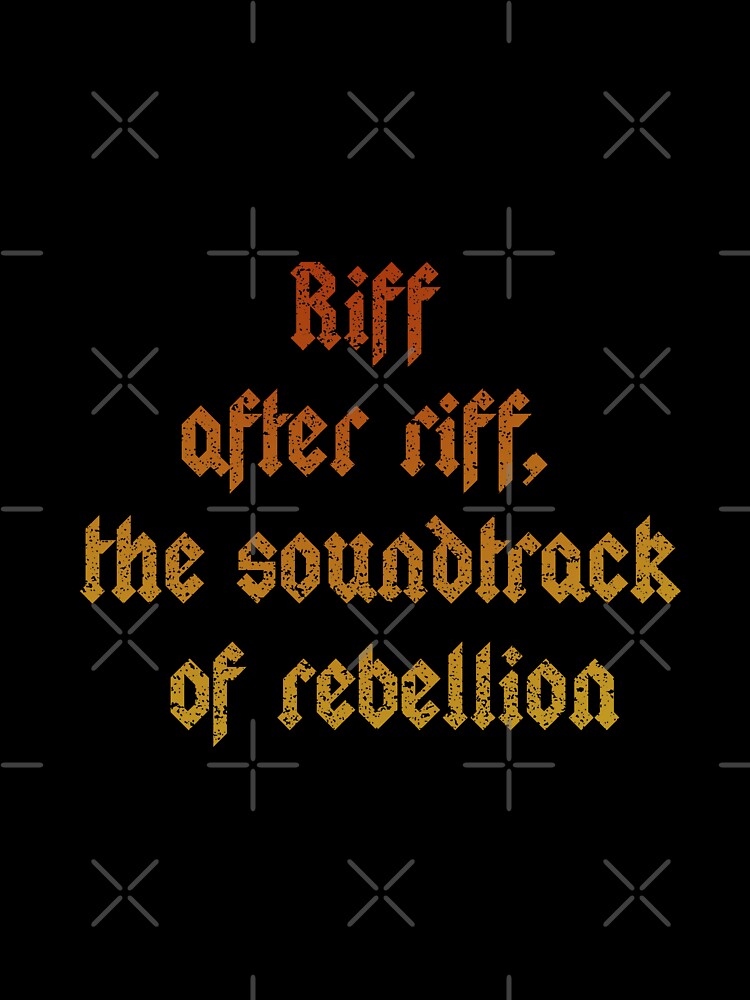 RIFF AFTER RIFF,THE SOUNDTRACK OF REBELLION by CanvaSnap ⭐⭐⭐⭐⭐