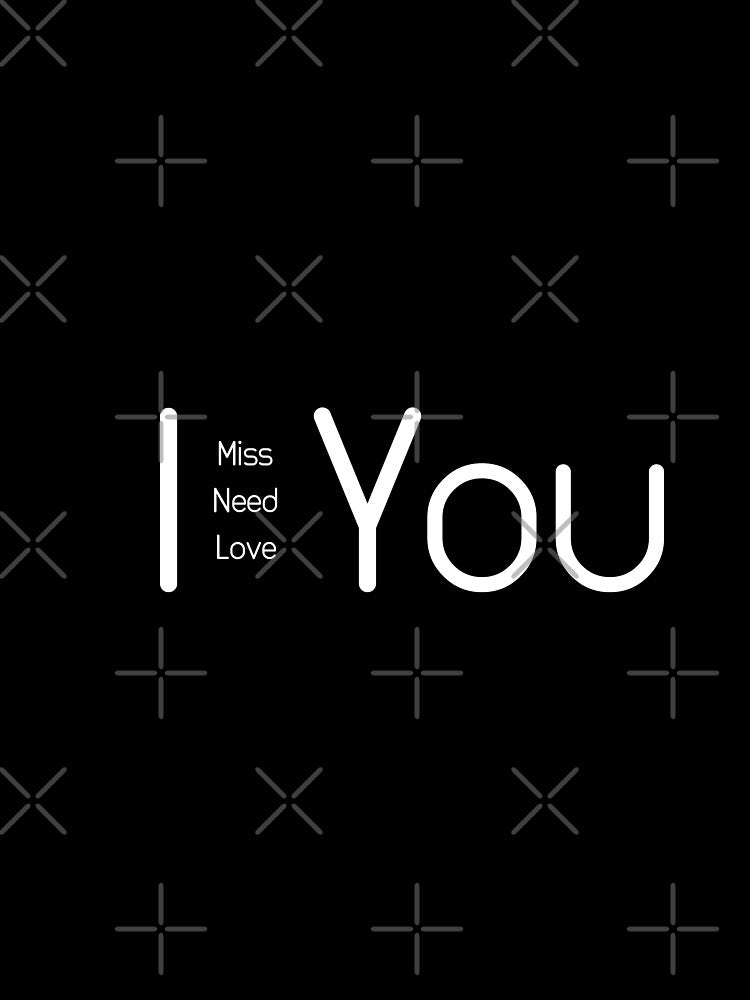 iSalem I miss need love you  logo funny Gift, T-shirt, Tee by iSalem