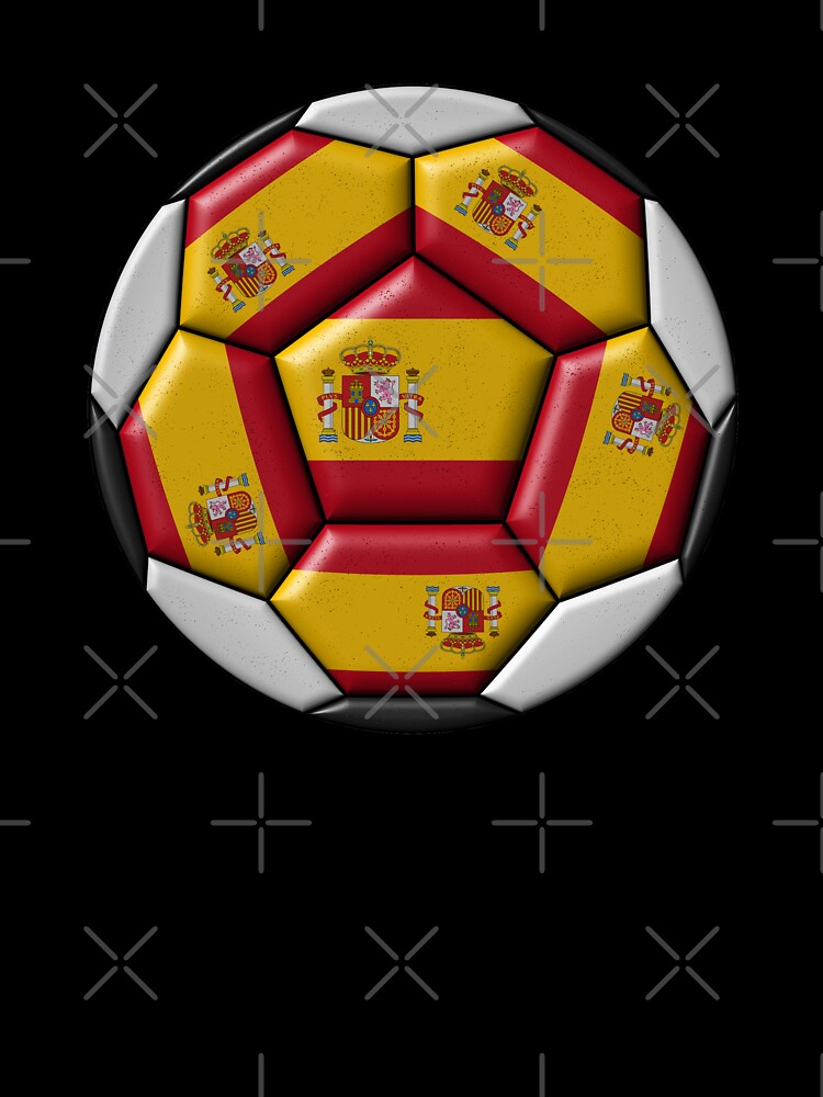 Soccer ball with Spanish flag by siloto
