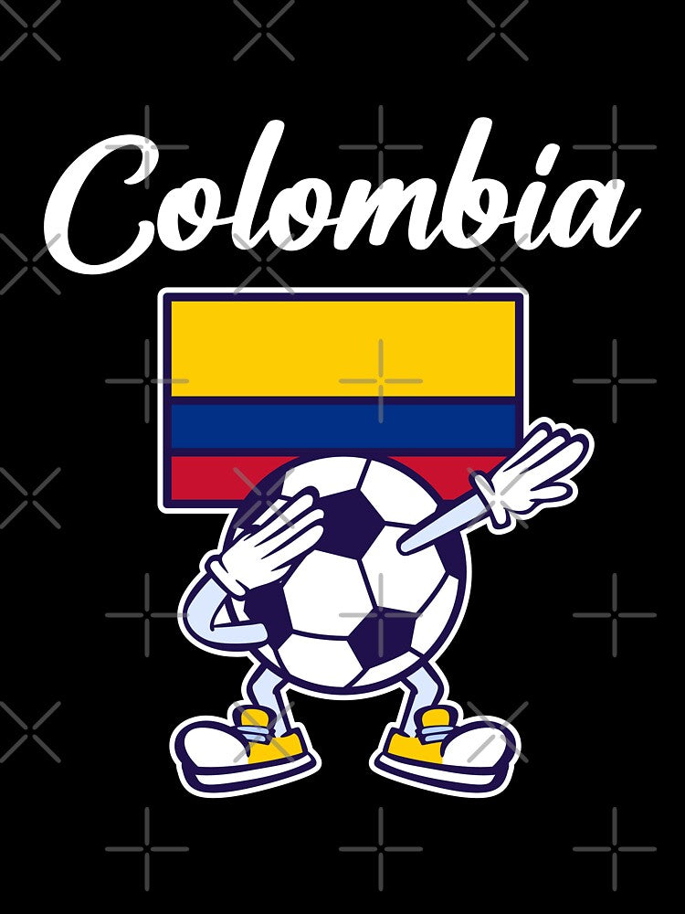 COLOMBIA - Dabbing Football Soccer Ball - COLOMBIA by Darling DeDe