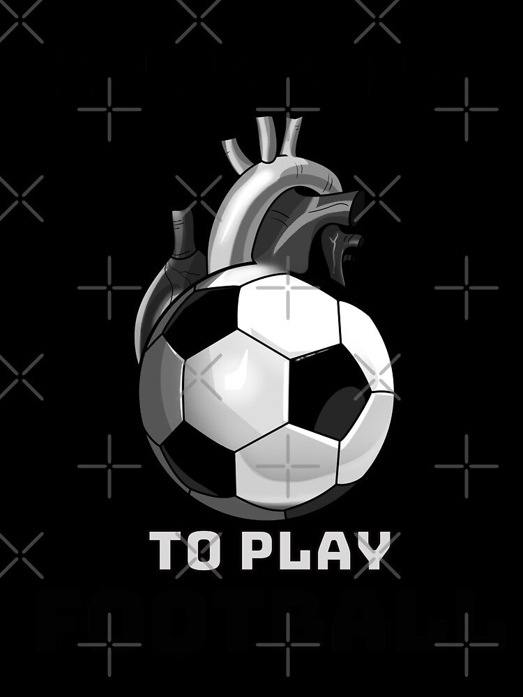 I was born to play football by Marti t-shirts