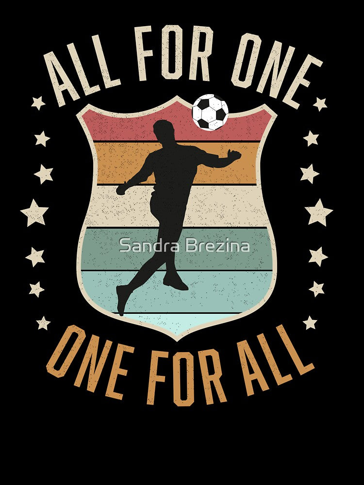 Football team spirit by Sandra Brezina