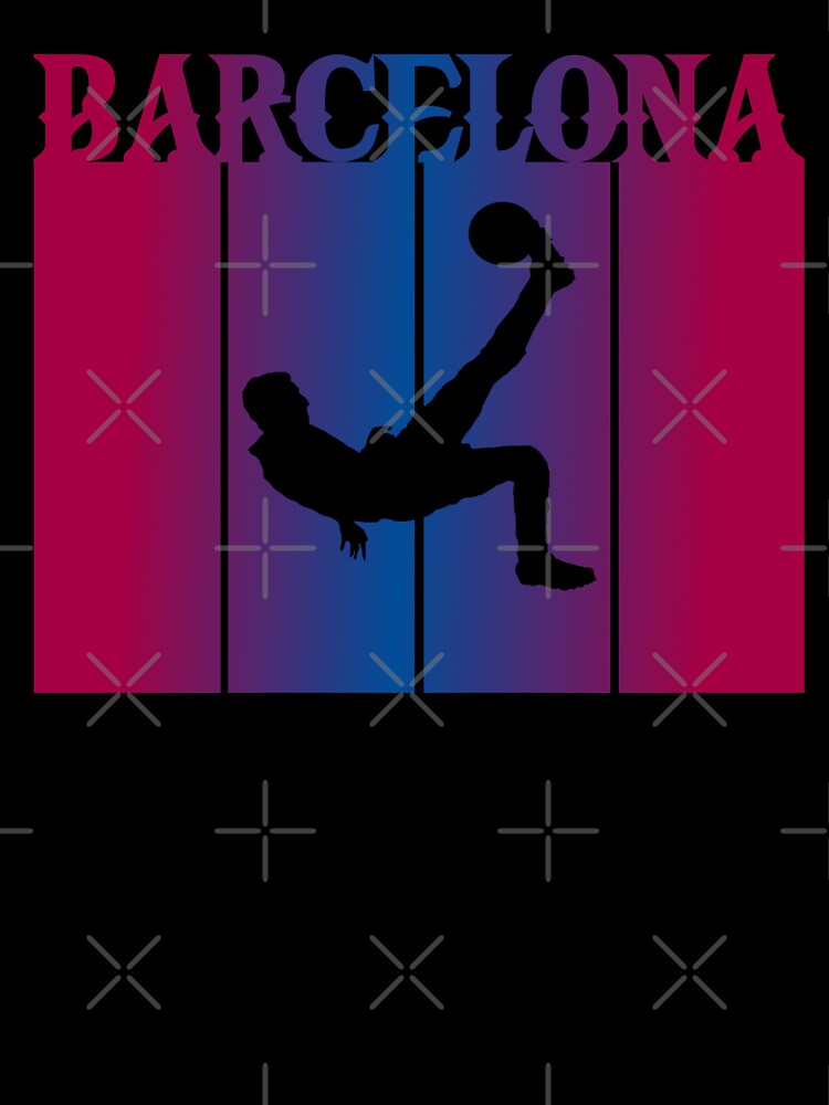 Barcelona soccer player - design for Barcelona soccer fans worldwide - boys, girls, teens or adults by Fanaticos